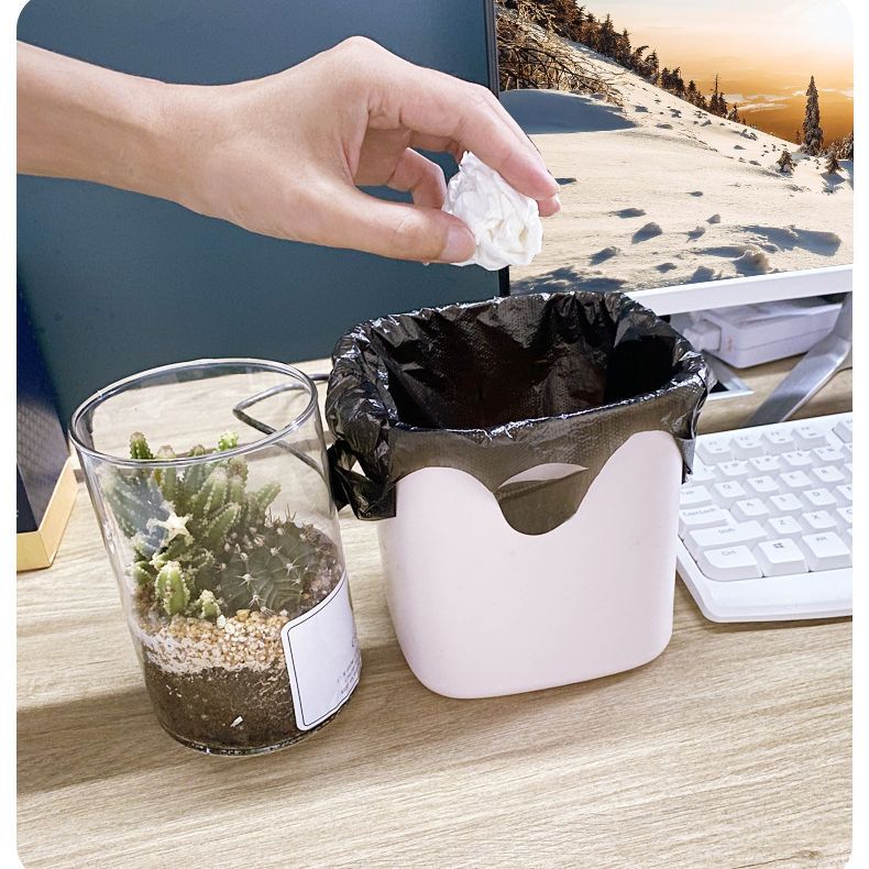 Small Desktop Trash Bags, Mini Office Trash Can Bags, Thickened Disposable Plastic Bags For Kitchen And Office Use - Image 3