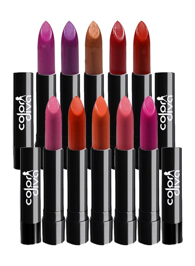 Color Diva Crolla Matte Lipstick 102C Pack Of 10 - Image 1