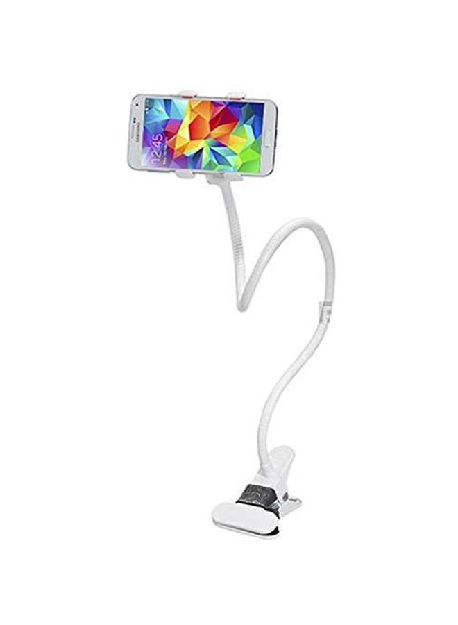 NIBEMINENT Mobile Mount Holder With Clip For Apple iPhone 6 White - Image 1