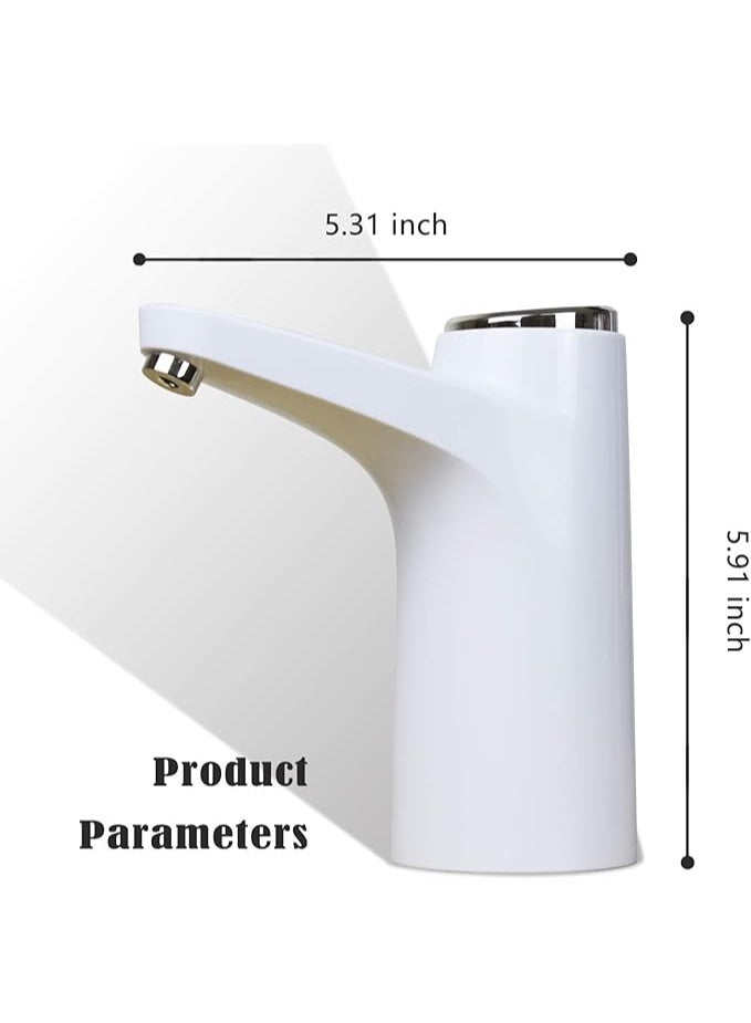 Charging Water Dispenser, Portable Water Bottle Pump for Universal 3, 4 and 5 Gallon with USB Electric Charging and Automatic Off Switch - Image 2