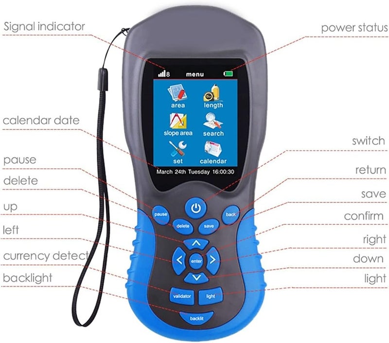 AMTRUE NF-188 Land Meter Color Screen GPS Measuring device survey equipment Receiver Area Measurement Land Measure Network tools land surveying equipment - Image 4