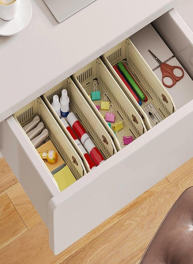 AMPLIN Drawer Organizer – Cutlery Drawer Organizer | Kitchen Cabinet Organizer | Extendable Cabinet Organizer | Cabinet Extendable Storage Box | Extendable Storage for Cabinets, Snack Food (SMALL) - Image 2