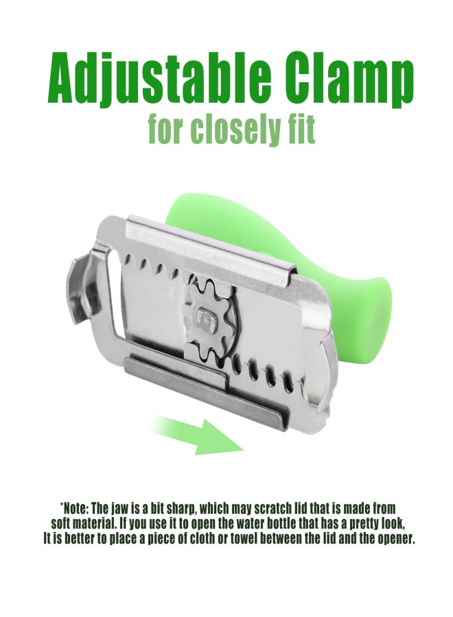 Stainless Steel Jar Opener Bottle Opener Helpful Kitchen Gadget Stubborn Lid Remover for Seniors Weak Hands - Image 2