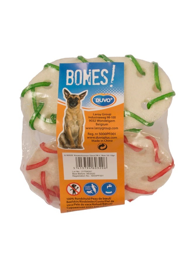 Duvo+ Shoe Rawhide White Colored Laces Dog Chews – 6cm