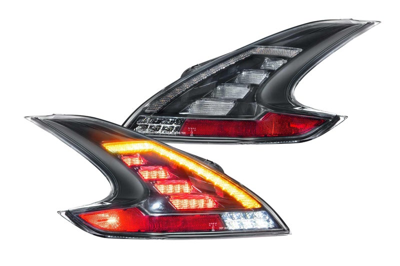 ترقية سكن مصابيح الذيل LED من موري موتو XB قابلة للتوصيل والتشغيل تناسب نيسان 370Z من 2009 إلى 2020 مجموعات معتمدة من DOT 1x LF419
