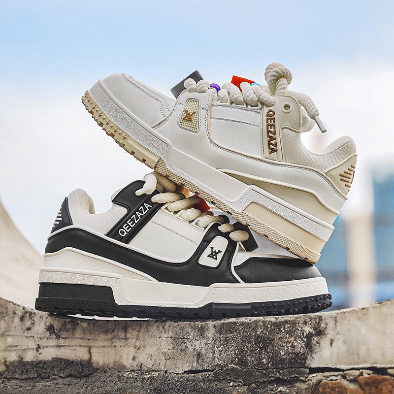 Niche national fashion design bread shoes autumn new trendy low top versatile board shoes ins men and women couple casual shoes - Image 3