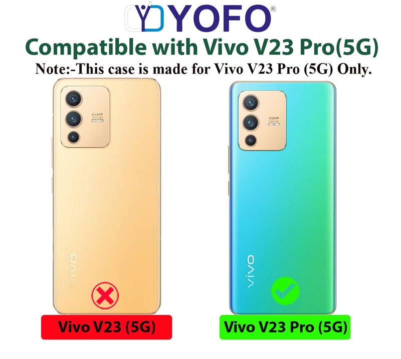 YOFO Back Cover for Vivo V23 Pro (5G) / Vivo S12 Pro (5G) (Flexible|Silicone|Transparent|Camera Protection|DustPlug) - Image 2