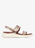 COLE HAAN Sandollar Snake Print-Birch