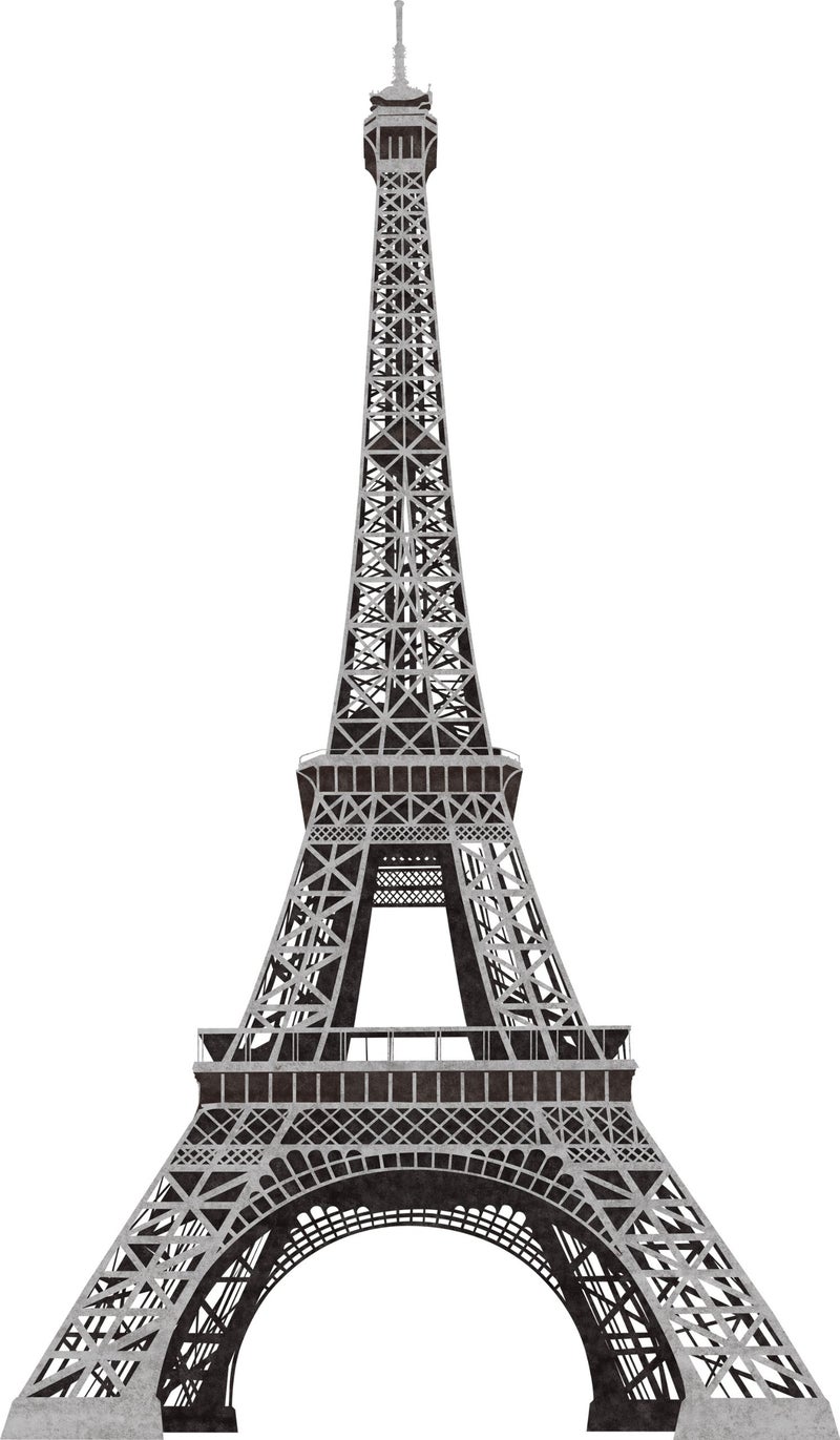 RoomMates RMK1576GM Paris Eiffel Tower Peel and Stick Wall Decal, 55.75 inch x 32.5 inch - Image 3