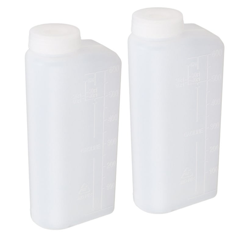 2PCS 600ML 2 Stroke Oil Petrol Fuel Mix Bottle Professional Oil Mixing Bottle Container for Chainsaw Ironing Machine - Image 2