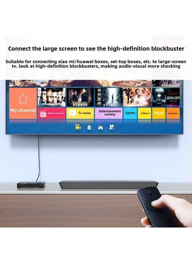ماركة غير محددة كابل Hdmi4K HD كابل HDMI للكمبيوتر TV V2.0 كابل شاشة عرض فيديو عالي الدقة محول Hdmi4K - اللون: HD Line V2.0 استمتع بطول خط الإصدار: 20 متر  - Image 3