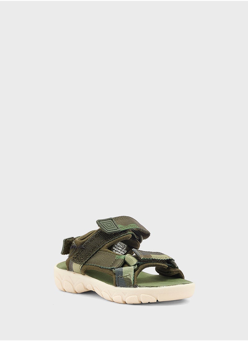 Marks & Spencer - Kids' Camo Riptape Trekkers - Image 1