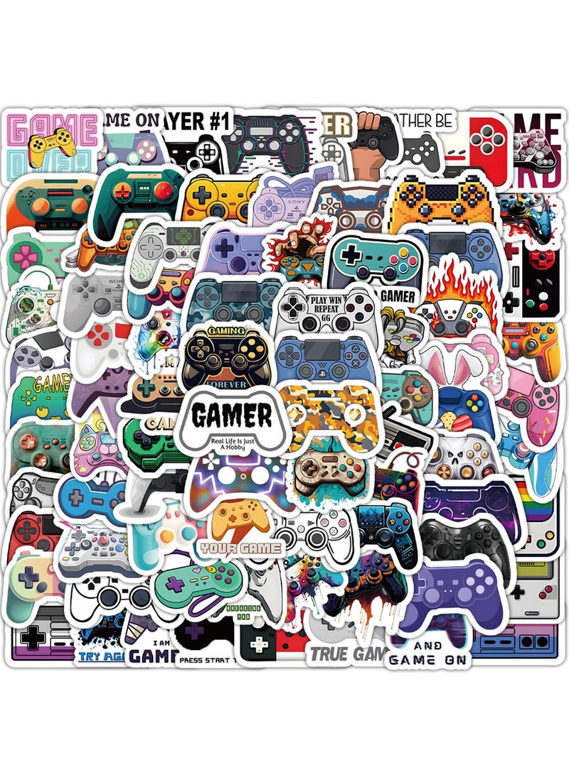 Gaming Stickers 100 Pcs Teen Boy Stickers Gamer Stickers Video Game Stickers for Kids Video Games Skate Sticker Pack Waterproof - Image 1