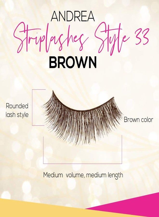 Andrea False Lashes Style 33 - Brown 4 pairs - Image 4