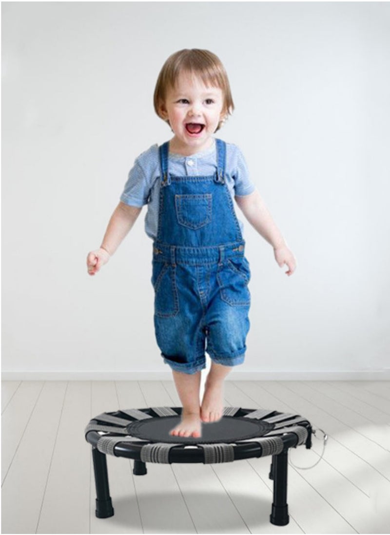 XiuWoo Foldable Trampoline, Mini Rebounder Trampoline , Exercise Trampoline for Indoor Garden Workout Cardio, For Troddler Kids  - Image 1