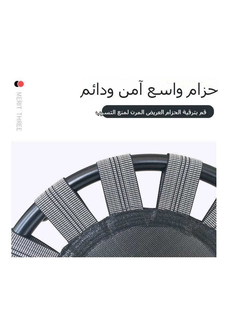 XiuWoo Foldable Trampoline, Mini Rebounder Trampoline , Exercise Trampoline for Indoor Garden Workout Cardio, For Troddler Kids  - Image 4