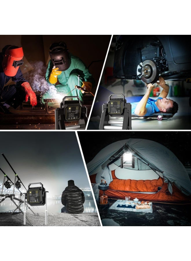 Rechargeable Stretchable LED Work Light – Powerful, Portable and Adjustable for Garage Repairs, Auto Maintenance, Camping, Workshops, and Outdoor Projects - Image 3