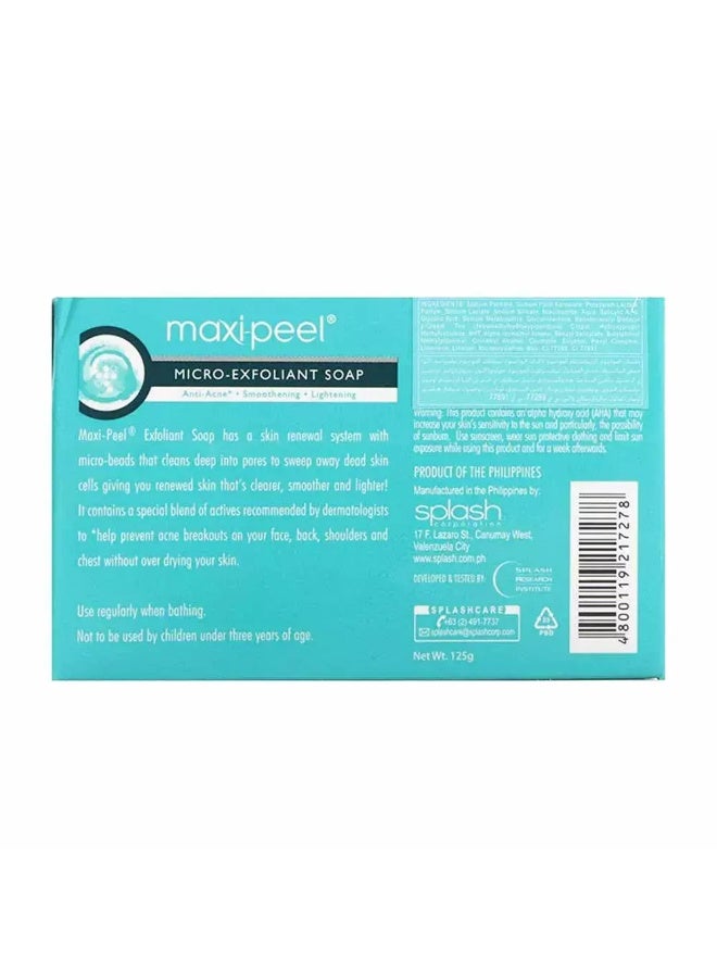 MAXI PEEL صابون ماكسي بيل للتقشير الدقيق، صابون تجديد البشرة - 125 جرام - Image 3