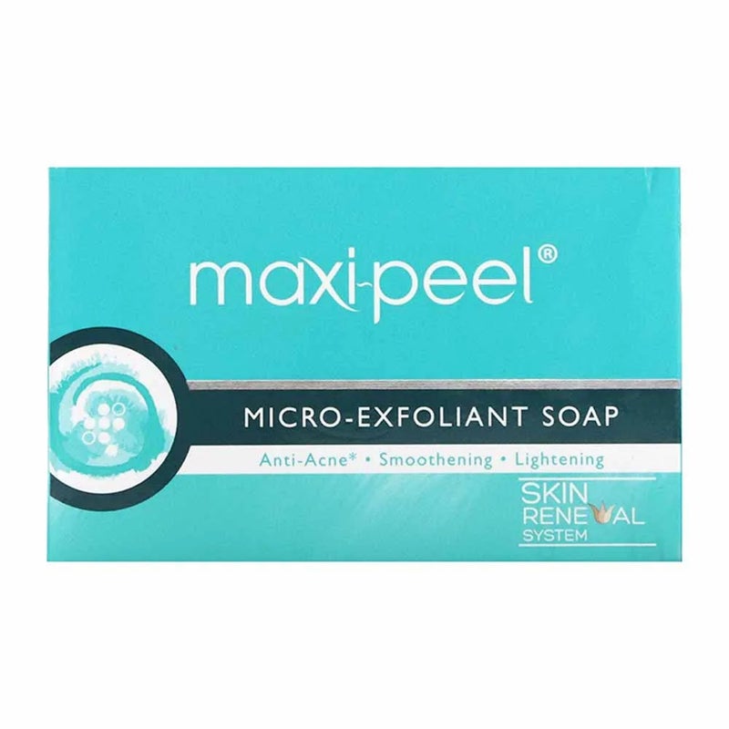 MAXIPEEL صابون ماكسي بيل للتقشير الدقيق، صابون تجديد البشرة - 125 جرام - Image 1