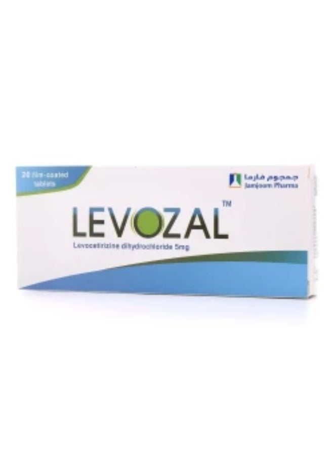 Levozal 5  MG Tablet 20 Tablets
