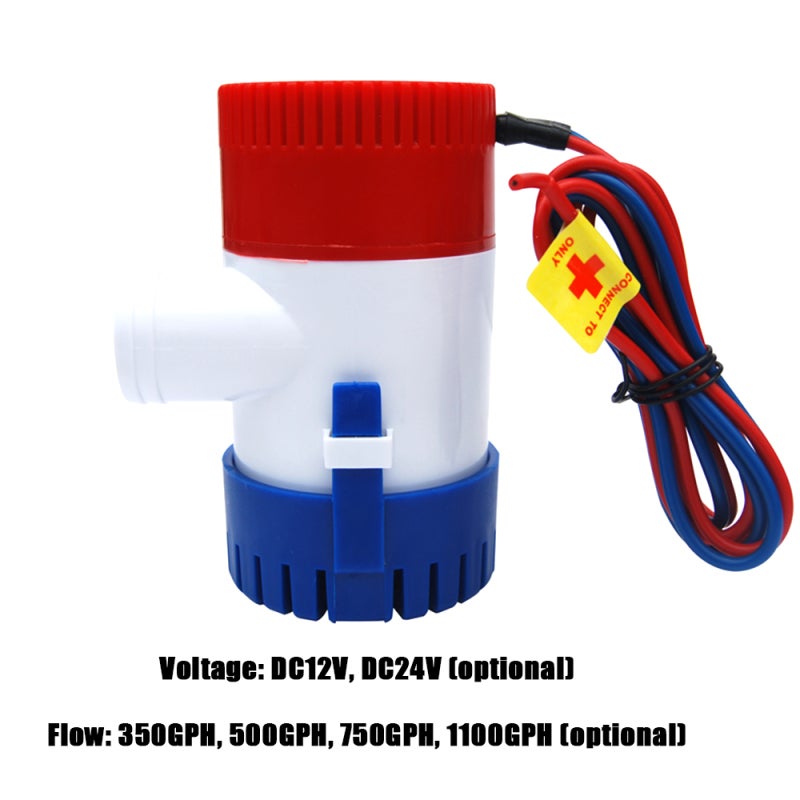 Submersible Bilge Pump - 1 Compact Efficient Long Life Motor Tight Seals Easy Clean Snap Lock Strainers Silent Vibrationless Operation for Marine Aquarium Irrigation Water Transfer - Image 3
