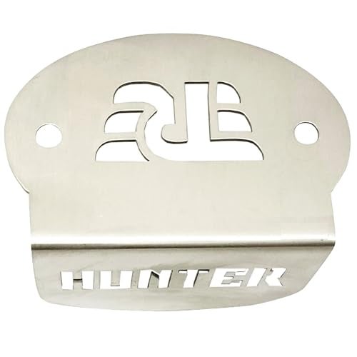 Ramanta Hunter 350 Oil Cap Front Disc Brake Master Cylinder Oil Reservoir Cap Stainless Steel Front Fluid Container Guard Steel Frame Compatible with for Hunter 350 CC (Chrome, 1 PC) - Image 4
