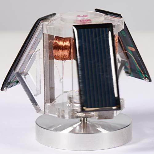 Sunnytech Mini Solar Vertical Mendocino Motor Educational Model Science Physics Toy Home Office Desk Decor QZ08A - Image 5