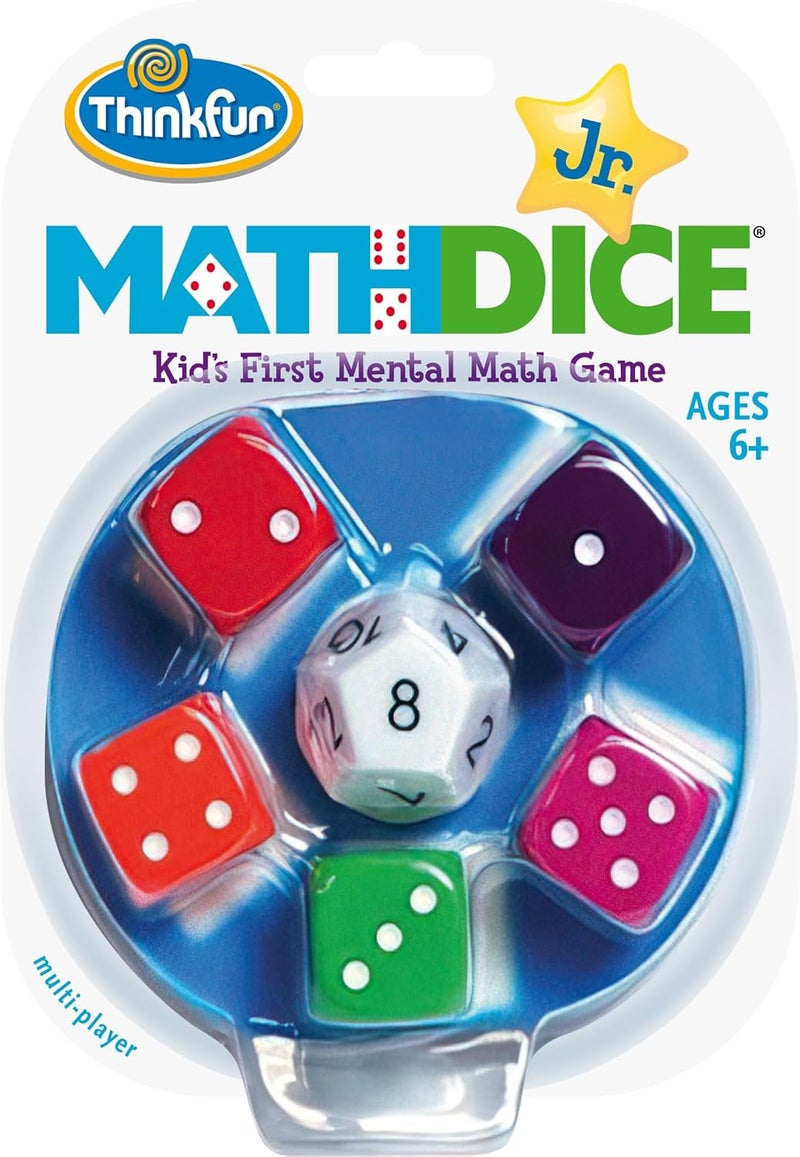Think Fun Math Dice Junior Game for Boys and Girls Age 6 and Up - Teachers Favorite and Toy of the Year Nominee - Image 5