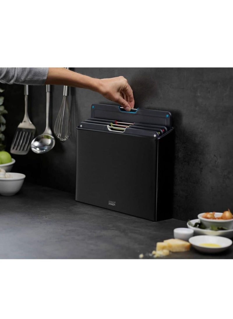 Joseph Joseph Folio Chopping Board Set Black Large  - Image 3