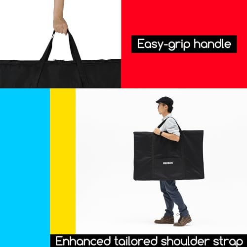 MEEDEN Soft Art Portfolio Bag: 20 x 26 Inch Black Art Canvas Portfolio Case - Waterproof 600D Oxford Carrying Storage Case for Artwork, Poster, Sketching, and Drawing - Image 5