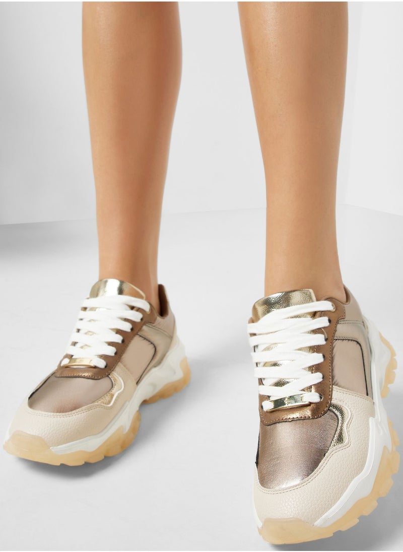 MENBUR Lace Up Low Top Sneakers  - Image 5