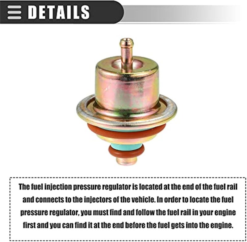DEMULAX Fuel Injection Pressure Regulator for Jeep Wrangler 91-95 - Image 4