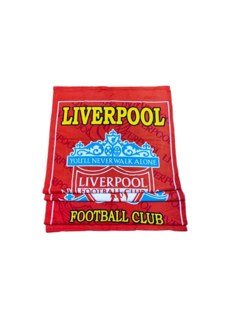 Liverpool FC Official Liverpool FC Football Club Beach & Bath Towel – Red, Premium Quality - Image 2