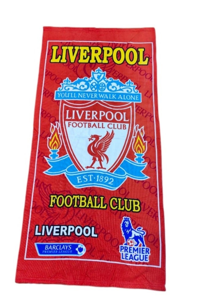 Liverpool FC Official Liverpool FC Football Club Beach & Bath Towel – Red, Premium Quality - Image 4