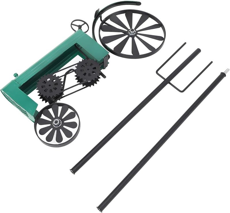 نوع 2 جرّار أخضر دوّار رياح معدني وتد خارجي زخرفة حديقة حركية - Image 2