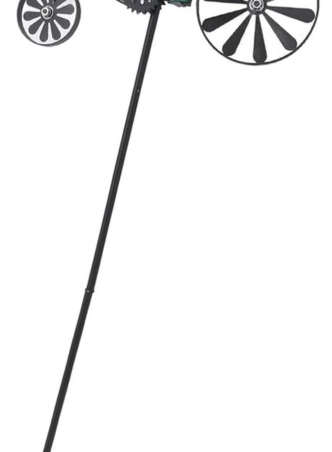 نوع 2 جرّار أخضر دوّار رياح معدني وتد خارجي زخرفة حديقة حركية - Image 5