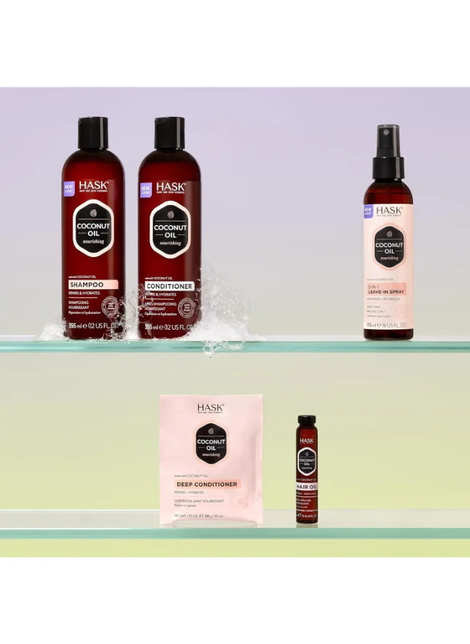 هاسك Coconut Shampoo 355Ml & Conditioner 355Ml X2 Value Pack