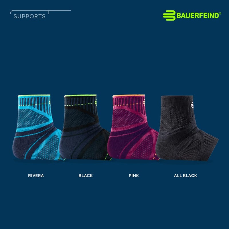 باورفيند دعم الكاحل الرياضي من Bauerfeind ديناميكي - كم ضاغط للكاحل من أجل حرية الحركة - نسيج AirKnit ثلاثي الأبعاد للتهوية - جودة ممتازة وقابل للغسل (XL Rivera) - Image 3