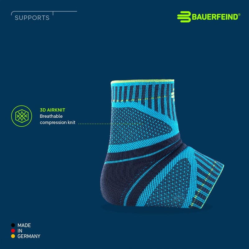 باورفيند دعم الكاحل الرياضي من Bauerfeind ديناميكي - كم ضاغط للكاحل من أجل حرية الحركة - نسيج AirKnit ثلاثي الأبعاد للتهوية - جودة ممتازة وقابل للغسل (XL Rivera) - Image 2