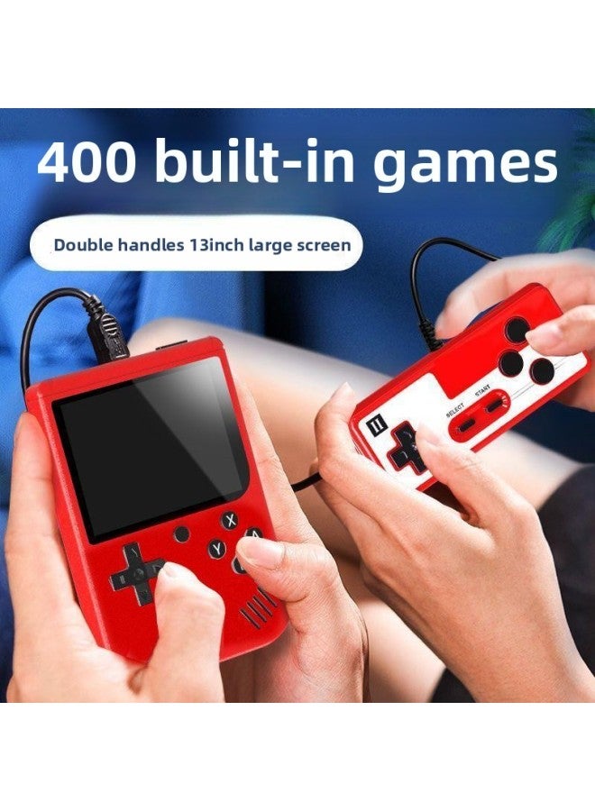 Children's Handheld Game Machine Double Online Game Classic Home TV Game Machine 8090 Nostalgic Mary-Product's Colour:●●■Two-player Version [supports Single And Two-player Play]■●●-Model:● ● ■ Phantom Black [400 Ultra-clear Color Screens] 30-day Trial ■ ● ● - Image 3