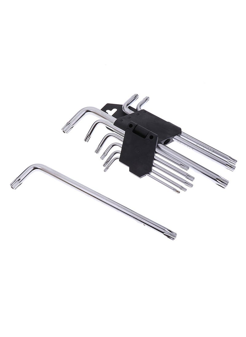 Tools-4-All Generic 9pcs Torx Star Tamper Proof L Hex Key Wrench Set Repair Tools  - Image 3