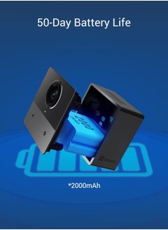 Camera Battery Surveillance Camera, 1080p Wireless WiFi IP Camera with PIR Motion Detection and IR Night Vision, for Indoor, Dogs, Pet, Baby Monitor, Compatible with Alexa, BC2  - Image 5