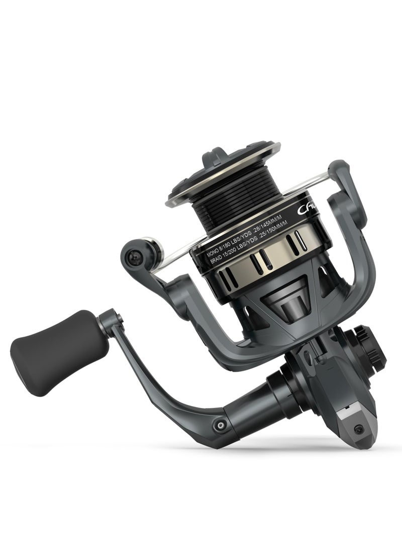 Cadence [2024 Silky] Cadence Ideal Spinning Reel, Super Smooth Fishing Reel with 10 + 1 BB for Freshwater, Durable and Powerful Reel with 30LBs Max Drag & 6.2:1, Great Value& Tuned Performance  - Image 1