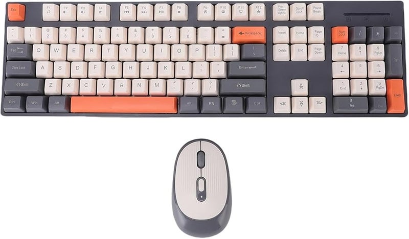 Wireless Keyboard and Mouse Combo 2 4G Ergonomic Type 2 Color 10m Range Plug Play for Computer - Image 2