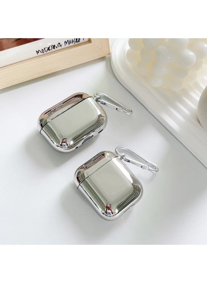 Generic - Electroplated Soft Case For AirPods Pro Protective Case 2/4 Generation Simple Niche Apple 3 Generation Bluetooth Earphone Case-Color:Matte Electroplated Soft Shell ]-Applicable Model:Airpods 3 Generations - Image 1