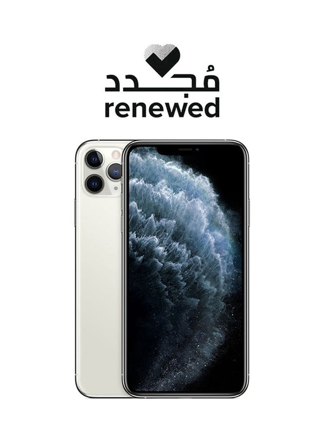 Apple Renewed - iPhone 11 Pro Max With FaceTime Silver 256GB 4G LTE - Physical Dual Sim Version - Image 1
