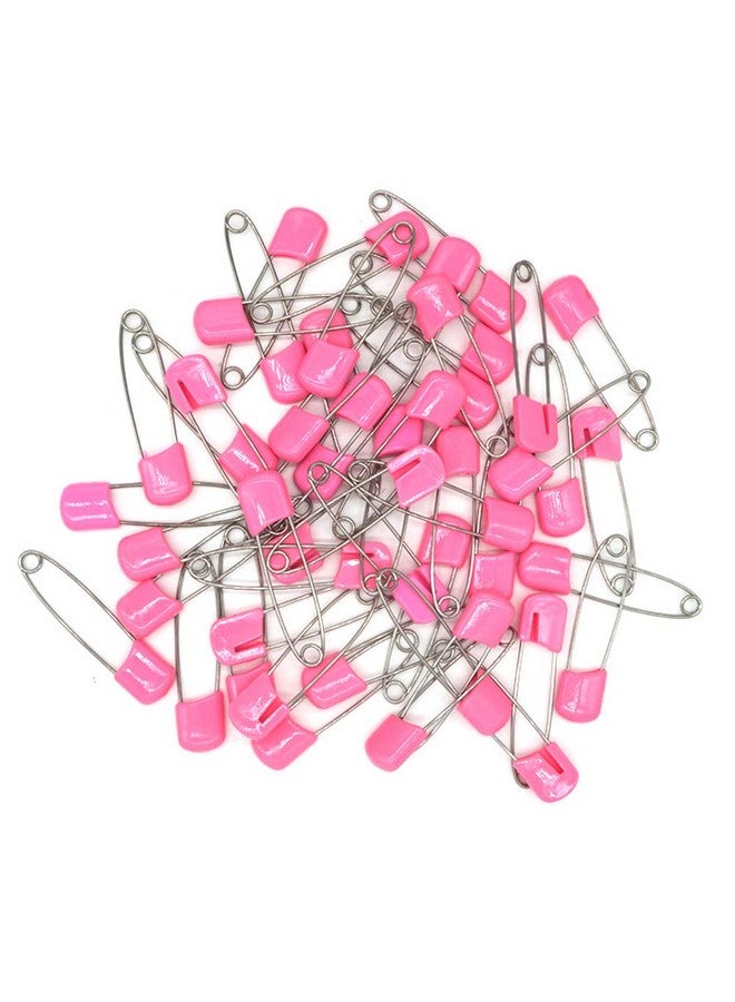 GTONEE Baby Safety Pins Secure Clips for Fastening Baby Clothes Diaper Napkins 50pcs 60PCS 30PCS (Pink, 60 pcs)