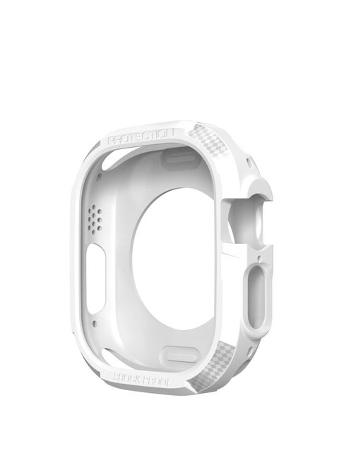 Protective Case Cover for Apple Watch Series 8/7 45mm White