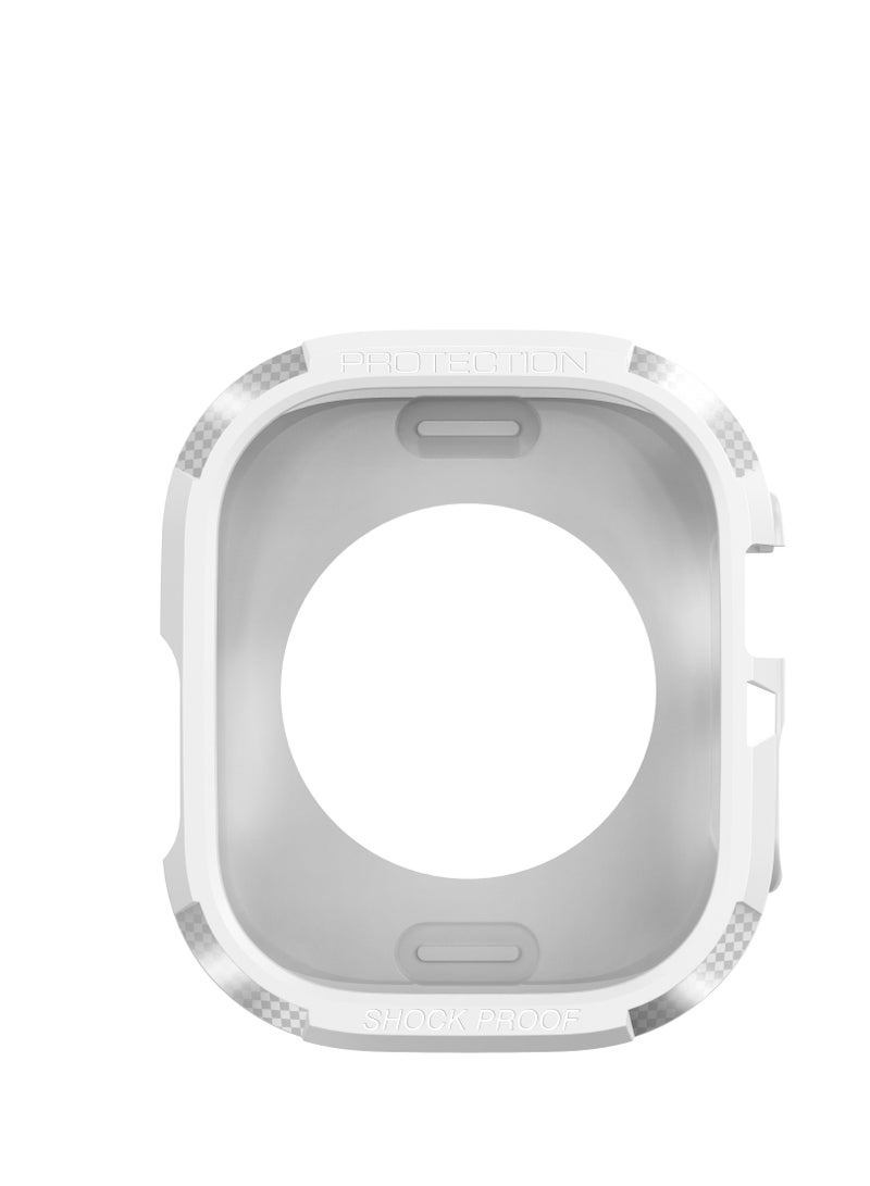 GULFLINK Protective Case Cover for Apple Watch Series 8/7 45mm White - Image 4
