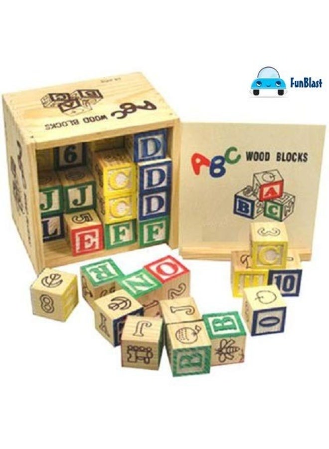 FunBlast Wooden Educational Board - Set of 6 Puzzle Boards (Letters, Numbers, Fruits, Shapes & Symbols, Animals and cars - Image 3